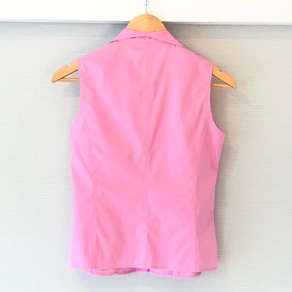 Jones New York Pink Sleeveless Button Up - Picture 3 of 4